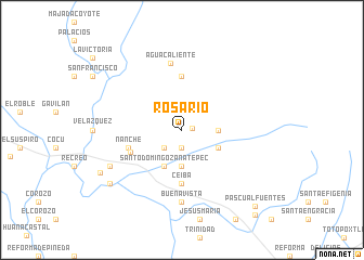 map of Rosario