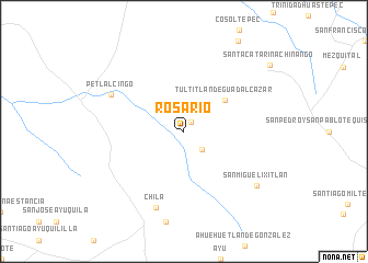 map of Rosario