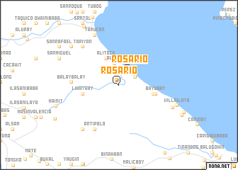 map of Rosario