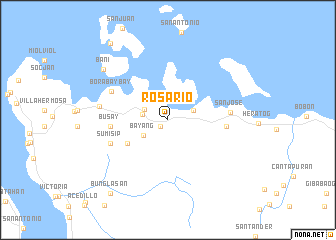 map of Rosario