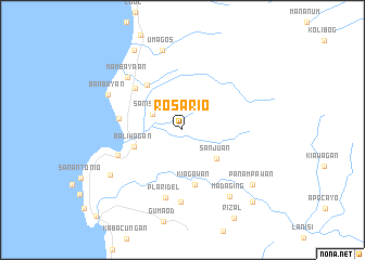 map of Rosario