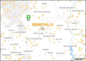 map of Rosaryville