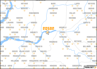 map of Rosar