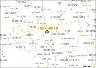 map of Rosaspata