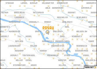 map of Rosau