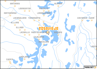 map of Rosavieja