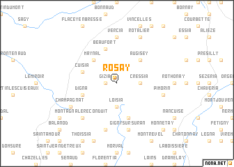 map of Rosay