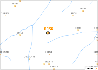 map of Rosa