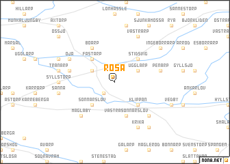 map of Rösa