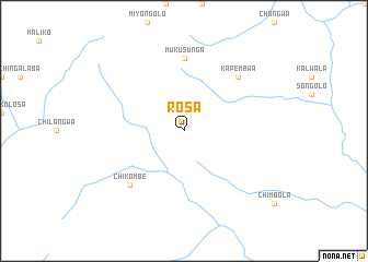 map of Rosa