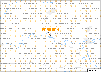 map of Rosbach