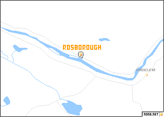map of Rosborough