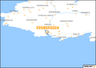 map of Rosborough