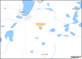 map of Rosby