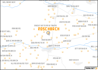 map of Roschbach