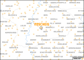 map of Roscheid