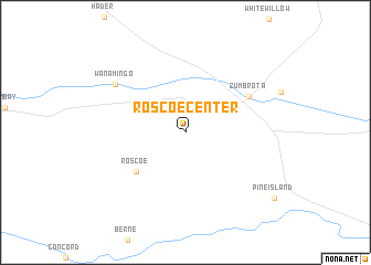 map of Roscoe Center