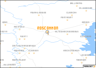 map of Roscommon