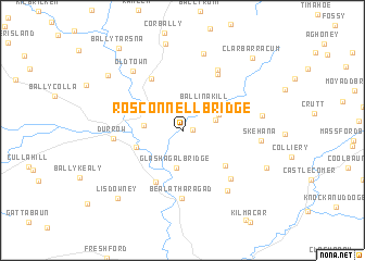 map of Rosconnell Bridge
