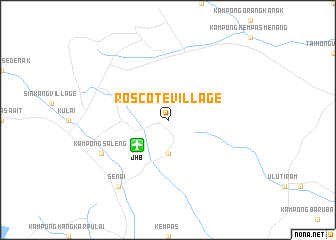 map of Roscote Village