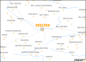 map of Roscrea