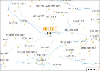 map of Ros Cré