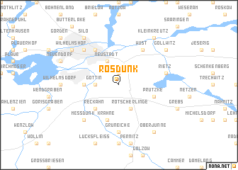 map of Rosdunk