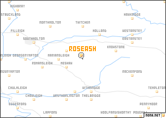 map of Rose Ash