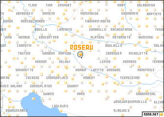 map of Roseau