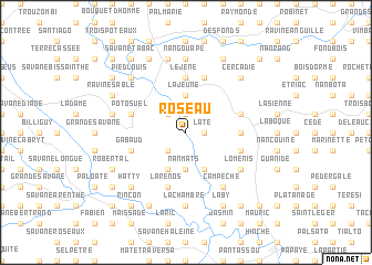 map of Roseau