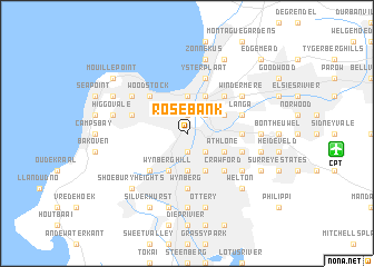 map of Rosebank