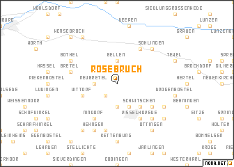 map of Rosebruch