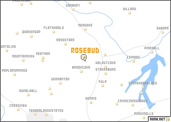 map of Rosebud