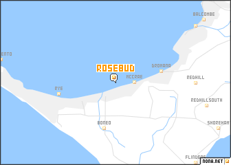 map of Rosebud