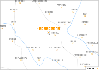 map of Rosecrans