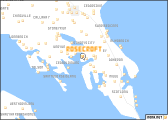 map of Rosecroft