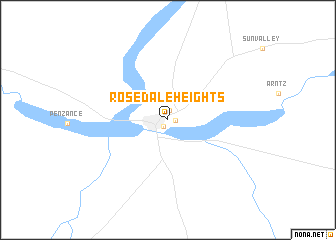 map of Rosedale Heights