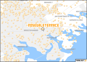 map of Rosedale Terrace