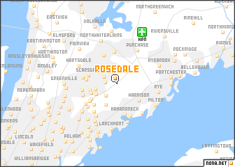 map of Rosedale