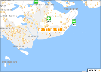 map of Rose Garden