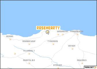 map of Rosehearty