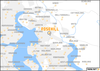 map of Rose Hill