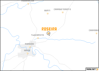 map of Roseira