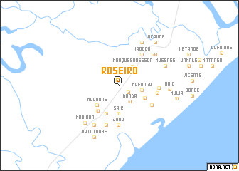 map of Roseiro