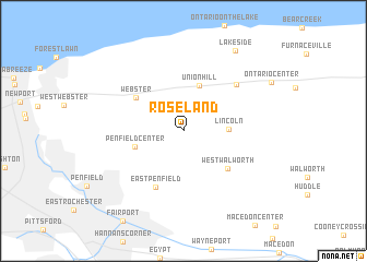 map of Roseland