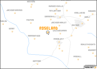 map of Roseland