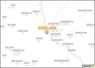 map of Roseland