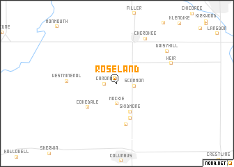 map of Roseland