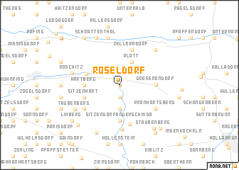 map of Roseldorf