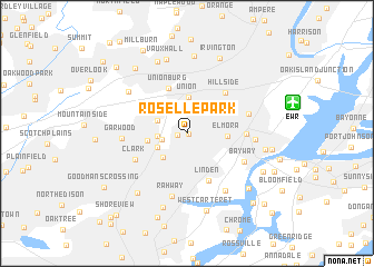 map of Roselle Park